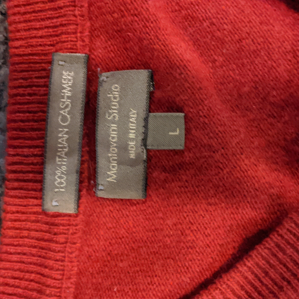 Mantovani Studios 100% Italian Cashmere Sweater - Picture 2 of 8